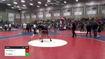 127 lbs Round Of 16 - Marcos Torrez, Toppenish vs Matthias Valdez, Hesperia