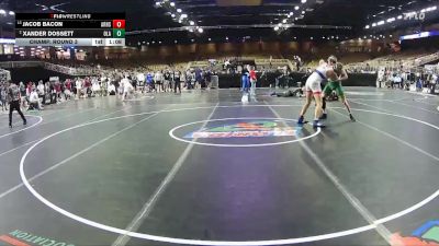 190 lbs Champ. Round 3 - Jacob Bacon, Aubrey Rogers vs Xander Dossett, Ola