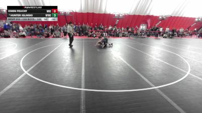 12U Boys - 135 lbs Quarters - Hunter Iglinski, Waterford Youth Wrestling Club vs Owen Feucht, Waunakee Wrestling Club