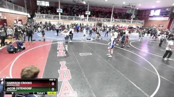 160 lbs Champ. Round 1 - Harrison Crooks, Gonzaga Prep vs Jacob Ostendorf, Eatonville