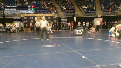 192 lbs Round Of 16 - James Griffin, Fort LeBoeuf vs Zane Gorney, Bentworth
