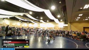 85 lbs Round 2 - Telli Stephens, Talons Wrestling Team vs Jocee King, Top Of Utah