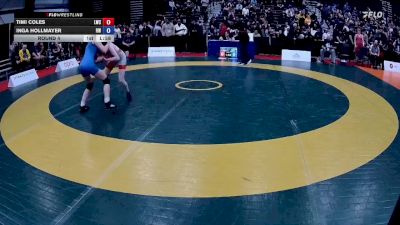 42kg Round 4 - Timi Coles, London-Western Wrestling Club vs Inga Hollmayer, Rhino WC