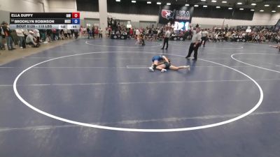 110 lbs Cons. Rd Of 32 - Ella Duffy, Immortal Athletics WC vs Brooklyn Robinson, Missouri