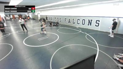 120 lbs Champ. Round 2 - Diego Cortes, Rancho Bernardo Wrestling vs Isaac Tessier, South Hills High School Wrestl
