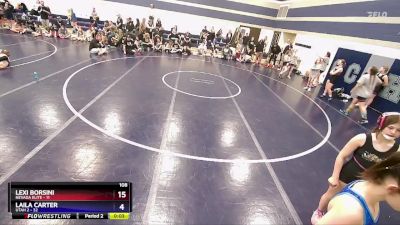 115 lbs Round 5 (6 Team) - Aleena Johnson, Nevada Elite vs Evelynn Jensen, Utah 2