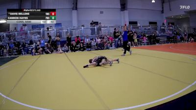 46 lbs Cons. Semi - Cannon Hayes, PWC vs Davis Bellene, Vici Wrestling Club