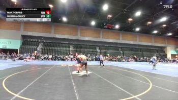 190 lbs Champ. Round 1 - Dustin Ashley, Spring Creek vs Max Torres, Fernley