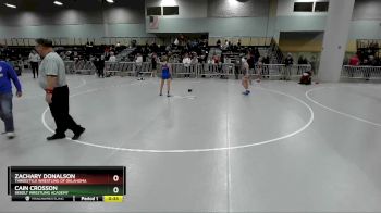 97 lbs Quarterfinal - Zachary Donalson, Threestyle Wrestling Of Oklahoma vs Cain Crosson, Sebolt Wrestling Academy