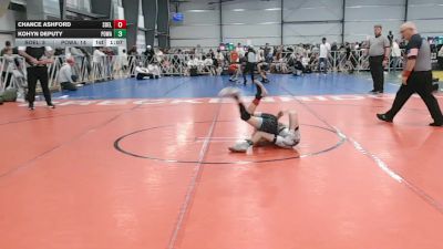 64 lbs Round 1 - 9:00am Saturday - Kohyn Deputy, POWA vs Chance Ashford, Southwest Elite