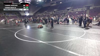 74 lbs Cons. Sub-quarters - Gabriel Mercado, Duran Wrestling Club vs Dennis Grate III, Betterman Elite Wrestling