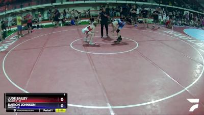 112 lbs Cross Bracket (8 Team) - Jude Bailey, Alaska 1 vs Darion Johnson, Oregon