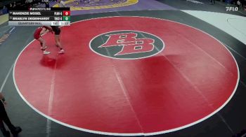 Quarterfinal - Makenzie Mosel, Plainview Girls vs Braelyn Degenhardt, Thayer Central Girls