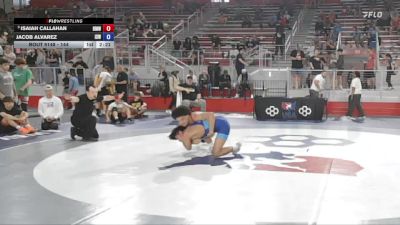 144 lbs Champ. Round 2 - Isaiah Callahan, Beast Mode Wrestling vs Jacob Alvarez, Izzy Style Wrestling