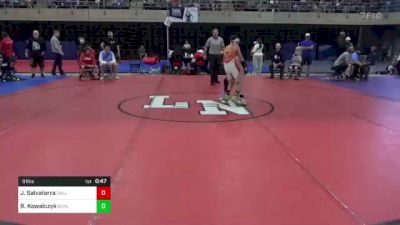 91 lbs Consi Of 4 - Joshua Salvaterra, Dallas, PA vs Ryan Kowalczyk, Burlington, NJ