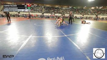 143 lbs Round Of 16 - Karter Tollison, Carl Albert JH vs Cade Richardson, Bartlesville