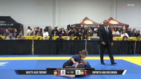 Gwyneth Lana Chu Cavada vs Juliette Alice Toutant 2026 Pan IBJJF Jiu-Jitsu No-Gi Championship
