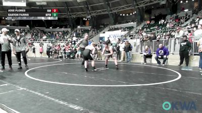 Quarterfinal - Jose Flores, Raw Wrestling Club vs Easton Farris, Mannford Pirate Youth Wrestling