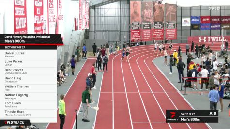 Men's 800m, Prelims 13