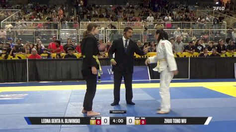 Zhuo Tong Wu vs Leona Senta H. Sliwinski 2025 Pan Kids Jiu-Jitsu IBJJF Championship