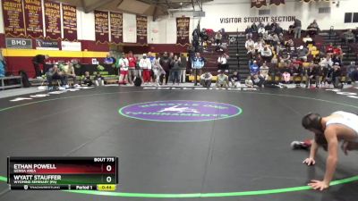 106 lbs Cons. Round 6 - Wyatt Stauffer, Wyoming Seminary (PA) vs Ethan Powell, Genoa Area