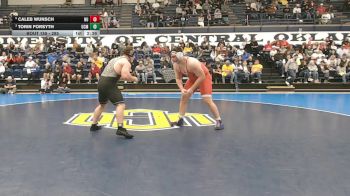 285 lbs Quarterfinal - Torin Forsyth, Central Missouri vs Caleb Wunsch, Newman