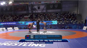 70 kg 1/8 Final - Gabriel Sanchez Zepeda, Mexico vs Peter Duke, United States