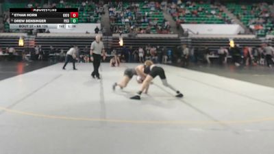 6A 126 lbs Champ. Round 1 - Drew Bensinger, Pell City vs Ethan Horn, Oxford