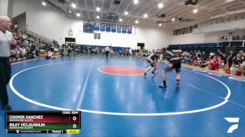 145 lbs Cons. Semi - Cooper Sanchez, Burns/Pine Bluffs vs Riley McLaughlin, Burns/Pine Bluffs