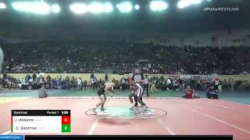 6A-160 lbs Semifinal - Carter Goodman, Sand Springs vs Jordan Williams, Owasso