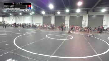 57 lbs Consolation - Benito Lujan, Top Rank Hammers vs Nicholas Gutierrez, Sting WC