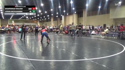 132 lbs Round 2 (6 Team) - Shantorian Walker, Mississippi WC vs Logan Becklehimer, Assassins Black