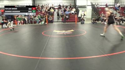 126 lbs Round 2 (16 Team) - Taylor Green, Broomfield vs Danner Wiseman, Moorcroft