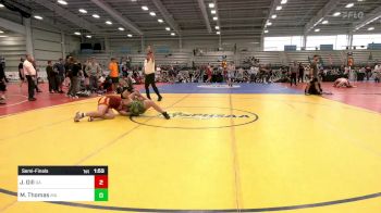 220 lbs Semifinal - John Gill, GA vs Max Thomas, MA