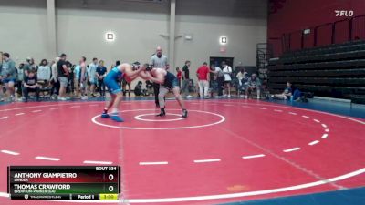 184 lbs Cons. Round 1 - Anthony Giampietro, Lander vs Thomas Crawford, Brewton-Parker (GA)