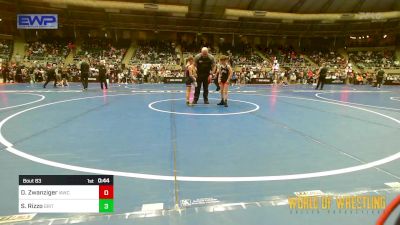 61 lbs Consi Of 16 #1 - Jace Fennessey, Well Trained vs Jayden Brant, Caney Valley Wrestling