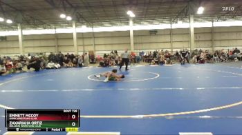 58 lbs Cons. Round 2 - Emmett McCoy, Hawk Wrestling Club vs Zaxariaha Ortiz, Bulldog Wrestling Club