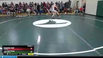 145 lbs Round 2 - Layton Pohl, New Hope HS vs Hunter Hise, Weaver