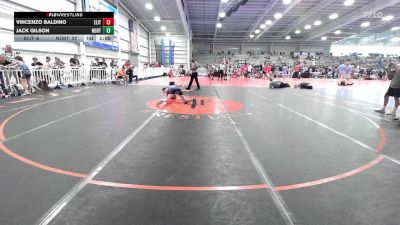 127 lbs Rr Rnd 2 - Vincenzo Baldino, Elite NJ MS Black vs Jack Gilson, North Carolina National Team Blue