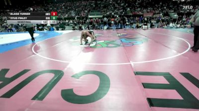 4A 190 lbs Semifinal - Blaise Turner, American Falls vs Titus Finley, Buhl