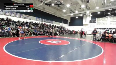 140 lbs Cons. Round 1 - Ashylnn Lynch, Northwood vs Sara Garcia, Murrieta Mesa