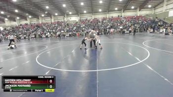 62 lbs Cons. Round 3 - Hayden Holloway, Zion Thunder Wrestling Club vs Jackson Maynard, Empire