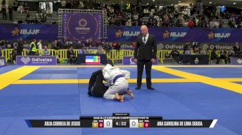 Ana Carolina De Lima Sousa vs Julia Correia De Jesus 2026 European Jiu-Jitsu IBJJF Championship