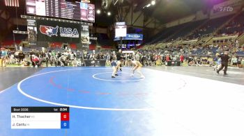 112 lbs Cons 16 #2 - Holly Thacher, Kansas vs Joy Cantu, Indiana