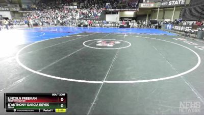 2A 106 lbs Champ. Round 1 - D`Anthony Garcia Reyes, Selah vs Lincoln Freeman, Fort Vancouver