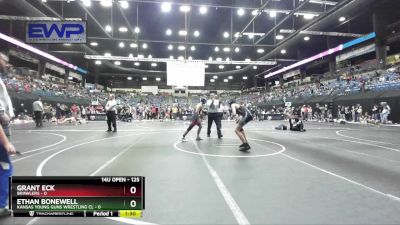 125 lbs 1st Place Match - Ethan Bonewell, Kansas Young Guns Wrestling Cl vs Grant Eck, Brawlers