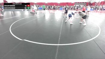 168-168 lbs Round 1 - Collin Hughes, Illinois Top Dawgs vs John Stickman, FZ Wrestling Club