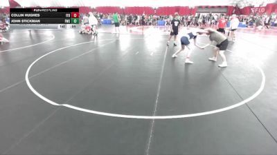 168-168 lbs Round 1 - Collin Hughes, Illinois Top Dawgs vs John Stickman, FZ Wrestling Club