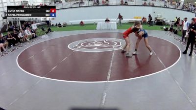 125 lbs Cora Hayes, Texas Blue vs Sofia Fernandez, California Blue