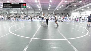 170 lbs Rr Rnd 2 - Ben Allen, CentralMD Grey vs Tony Leader, CKWA